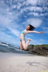 beach bikini cleavage ocean side-tie_bikini swimsuit yanagimoto_emi rating:Safe score:0 user:nil!
