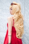 blonde_hair cosplay dress momoiro_reku panty_(psg) panty_&_stocking_with_garterbelt sunglasses rating:Safe score:1 user:nil!
