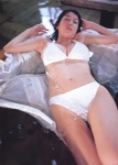 bikini_top cleavage happening kobayashi_emi onsen open_robe robe swimsuit wet rating:Safe score:0 user:nil!