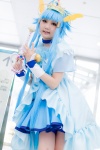 aoki_reika bloomers blue_hair bow choker cosplay crown cuffs cure_beauty dress meri pretty_cure smile_precure! twintails wand rating:Safe score:0 user:pixymisa