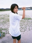 kawamura_yukie shorts tshirt twin_braids wanibooks_11 rating:Safe score:0 user:nil!