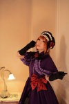 cosplay dress eva_beatrice gloves hat orange_hair petticoat saku shawl umineko_no_naku_koro_ni rating:Safe score:0 user:nil!