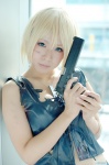aya_brea blonde_hair cosplay gun makiron parasite_eve the_3rd_birthday torn_clothes vest rating:Safe score:0 user:nil!