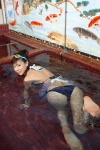 apron ass bathhouse bikini goggles hoshino_aki side-tie_bikini swimsuit tokyo_downtown_girl wet rating:Safe score:1 user:nil!