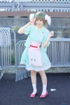 aihara_sakuto animal_ears apron cosplay dog_ears sengoku-shi socks unose_yuzu yukata rating:Safe score:1 user:nil!