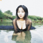 akiyama_nana bikini cleavage open_robe pond robe swimsuit wet rating:Safe score:0 user:nil!