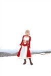 blonde_hair boots braid cosplay dress fate/series fate/stay_night kamui_arisa red_moon saber rating:Safe score:0 user:nil!