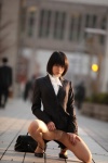 blazer blouse iiniku_ushijima miniskirt panties pantyhose skirt rating:Safe score:11 user:nil!