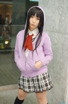 akiyama_mio blouse cosplay hoodie kneesocks k-on! pleated_skirt school_uniform skirt yaya rating:Safe score:0 user:nil!