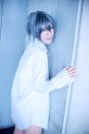 akira_(togianu) bottomless cosplay dress_shirt silver_hair togainu_no_chi uzuki rating:Safe score:0 user:Log