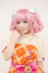 aikatsu! amahane_madoka cosplay dress nachi pink_hair twintails rating:Safe score:0 user:nil!