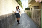 arikawa_mizuki blouse bookbag costume kneesocks pleated_skirt school_uniform skirt rating:Safe score:0 user:nil!
