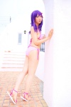 ass bikini cosplay fate/series fate/stay_night hair_ribbons matou_sakura purple_hair sachi_budou side-tie_bikini swimsuit rating:Safe score:0 user:nil!