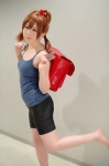 backpack cosplay kiichigo_taruto marui_futaba mitsudomoe shorts tank_top twintails rating:Safe score:3 user:nil!