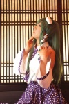 blouse cosplay detached_sleeves green_hair hanamura_misaki kochiya_sanae miko skirt touhou touhou_kinbauchou rating:Safe score:0 user:nil!