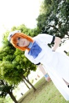 beret bowtie cosplay dress higurashi_no_naku_koro_ni kneesocks orange_hair ryuuguu_rena tawasana rating:Safe score:0 user:pixymisa