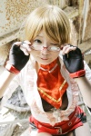 blonde_hair chocoball chokomania cosplay glasses gloves looking_over_glasses muriel_spencer rumble_roses rating:Safe score:0 user:nil!