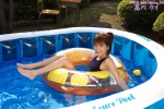 kurokawa_kei one-piece_swimsuit pool side_ponytail swimsuit wet rating:Safe score:0 user:nil!
