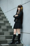 blazer cosplay hairband hair_ribbons kneesocks miniskirt pleated_skirt raiko school_uniform skirt suzumiya_haruhi suzumiya_haruhi_no_yuuutsu rating:Safe score:0 user:nil!