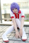 ameri buruma clannad cosplay fujibayashi_ryou gym_uniform polo purple_hair shorts thighhighs rating:Safe score:0 user:nil!
