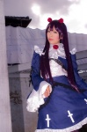 blouse cosplay gokou_ruri hairband mashiro_yuki miniskirt ore_no_imouto_ga_konna_ni_kawaii_wake_ga_nai pantyhose purple_hair purple_legwear shawl skirt rating:Safe score:0 user:nil!