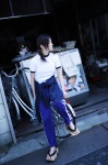 bicycle cardigan costume gym_uniform kinoshita_ayumi tshirt twintails rating:Safe score:0 user:nil!