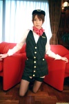 blouse dgc_0551 flight_attendant miniskirt orihara_mika skirt thighhighs vest zettai_ryouiki rating:Safe score:0 user:nil!