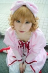 babydoll blonde_hair bloomers cosplay hairbow hinaichigo katou_mari ribbons rozen_maiden rating:Safe score:2 user:pixymisa