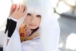 choker cosplay jukki_no_kizuna:_sekigahara_kitan kimono senkimaru shirayuki_himeno veil white_hair rating:Safe score:0 user:pixymisa
