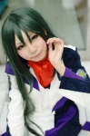 boots cosplay dress green_hair himemiya_mahore minashiro_tsubaki scarf soukyuu_no_fafner rating:Safe score:0 user:nil!