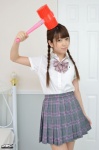 4k-star_053 blouse piko_piko_hammer pleated_skirt school_uniform shiraishi_mizuho skirt twin_braids rating:Safe score:0 user:nil!