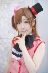 cosplay kousaka_honoka love_live!_school_idol_project mogura side_ponytail top_hat vest rating:Safe score:0 user:nil!