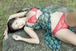 bikini cleavage dress open_clothes swimsuit yabuki_haruna rating:Safe score:1 user:nil!