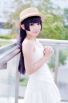 asae_ayato cosplay dress gokou_ruri ore_no_imouto_ga_konna_ni_kawaii_wake_ga_nai purple_eyes purple_hair straw_hat rating:Safe score:2 user:pixymisa