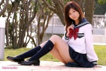 bookbag kanaki_ayako kneesocks pleated_skirt sailor_uniform school_uniform skirt rating:Safe score:0 user:nil!
