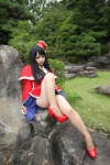 blouse cosplay da_qiao hat higurashi_ran miniskirt sheer_legwear shin_sangoku_musou skirt rating:Safe score:3 user:nil!