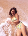 beach bikini ocean private_beach side-tie_bikini swimsuit wet yabuki_haruna rating:Safe score:1 user:nil!