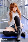 blouse boots denim shorts thighhighs yukino rating:Safe score:1 user:nil!