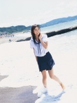 beach costume komatsu_ayaka ocean pleated_skirt sailor_uniform school_uniform skirt wanibooks_10 wet rating:Safe score:0 user:nil!