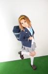 blazer blouse bookbag cosplay hairband kneesocks k-on! mizuno_shiro orange_hair pleated_skirt school_uniform skirt tainaka_ritsu rating:Safe score:0 user:nil!