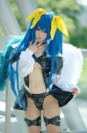 aizou_masaki bodysuit choker cleavage cosplay dizzy guilty_gear hairbows pantyhose tail thighhighs underboob wings rating:Safe score:1 user:nil!