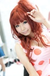 asahina_mikuru cosplay dress himemiya_mahore polka_dots red_hair side_ponytail suzumiya_haruhi_no_yuuutsu rating:Safe score:0 user:pixymisa