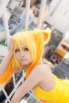 animal_ears blonde_hair cosplay dress fox_ears na-san na's_tail original rating:Safe score:0 user:nil!