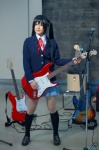 blazer blouse cosplay guitar kneesocks k-on! microphone miniskirt nakano_azusa narimiya pleated_skirt ribbon_tie school_uniform skirt twintails rating:Safe score:1 user:pixymisa
