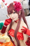c_(control) choker cosplay elliot gloves horns midriff msyu red_hair tubetop twintails rating:Safe score:1 user:pixymisa