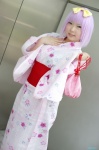cosplay hairbow hiiragi_tsukasa lucky_star natsume_megumi purple_hair yukata rating:Safe score:0 user:nil!