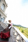 beatrice braid choker cosplay gown orange_hair saku umineko_no_naku_koro_ni rating:Safe score:0 user:nil!