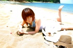 beach dress eating ocean straw_hat tachibana_minami wet rating:Safe score:0 user:nil!