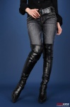 blouse boots jeans rq-star_219 sugisawa_yuuka thigh_boots thighhighs rating:Safe score:0 user:nil!