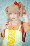 backpack blonde_hair cosplay dress hairbow hisanuma_sayu nagi_no_asukara tshirt twintails yukako rating:Safe score:0 user:nil!